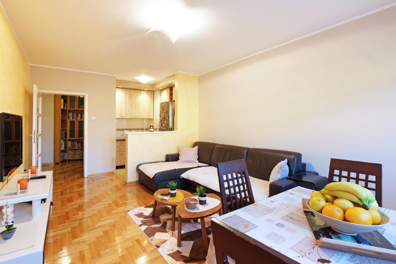 Sky City View Apartment & Big Terrace Belgrad Exteriör bild